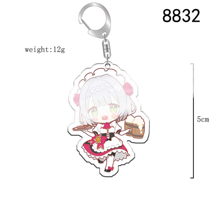 Genshin Impact Anime acrylic Key Chain price for 5 pcs  8832