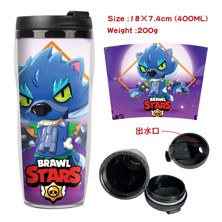 Brawl Stars Starbucks Leakproof Insulation cup Kettle 18X7.4CM 400ML