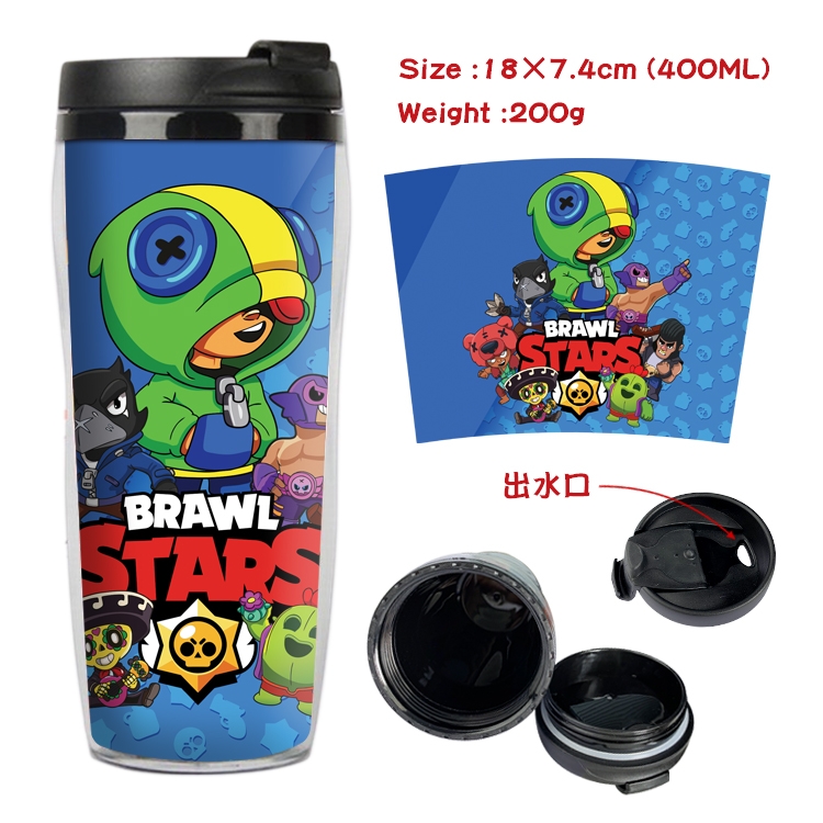 Brawl Stars Starbucks Leakproof Insulation cup Kettle 18X7.4CM 400ML