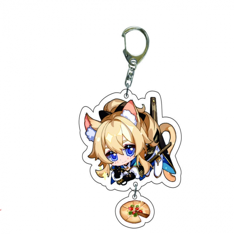 Genshin Impact Anime acrylic Key Chain price for 5 pcs C149