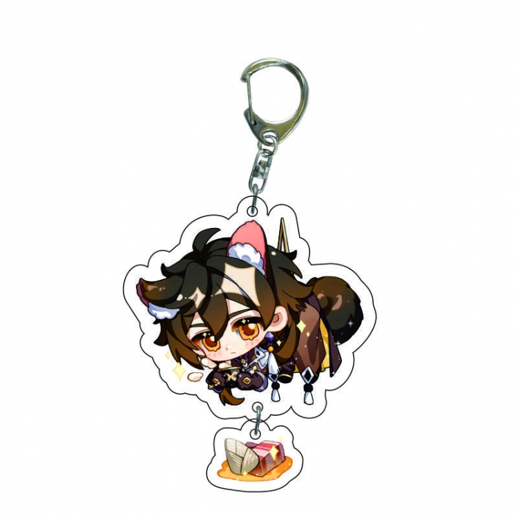 Genshin Impact Anime acrylic Key Chain price for 5 pcs C140