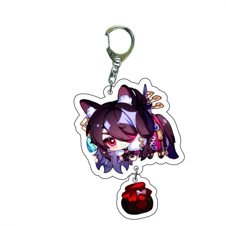 Genshin Impact Anime acrylic Key Chain price for 5 pcs C143