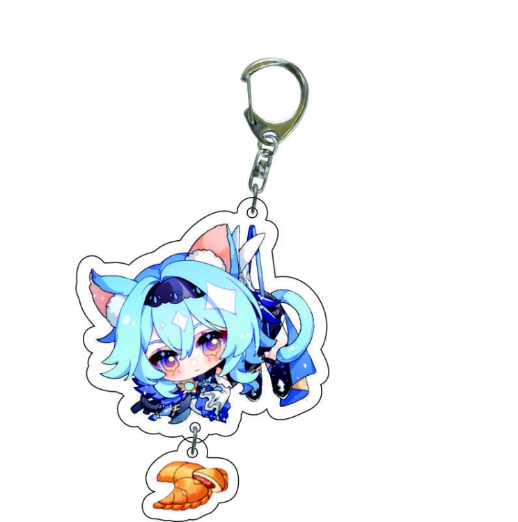 Genshin Impact Anime acrylic Key Chain price for 5 pcs  C171