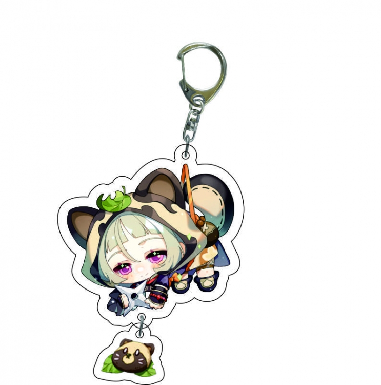 Genshin Impact Anime acrylic Key Chain price for 5 pcs C179