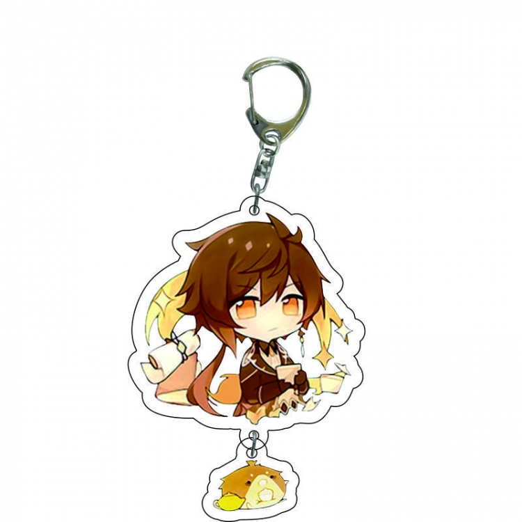 Genshin Impact Anime acrylic Key Chain price for 5 pcs  C158