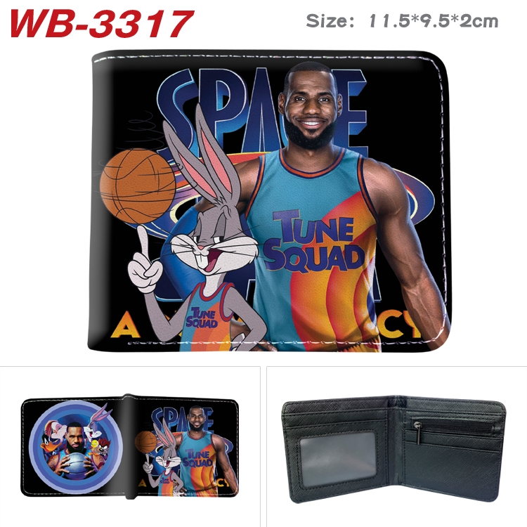 Air slam dunk  Anime color book two-fold leather wallet 11.5X9.5X2CM  WB-3317A