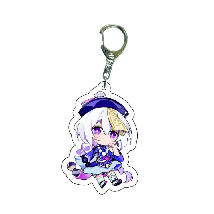 Genshin Impact Anime acrylic Key Chain price for 5 pcs  7605