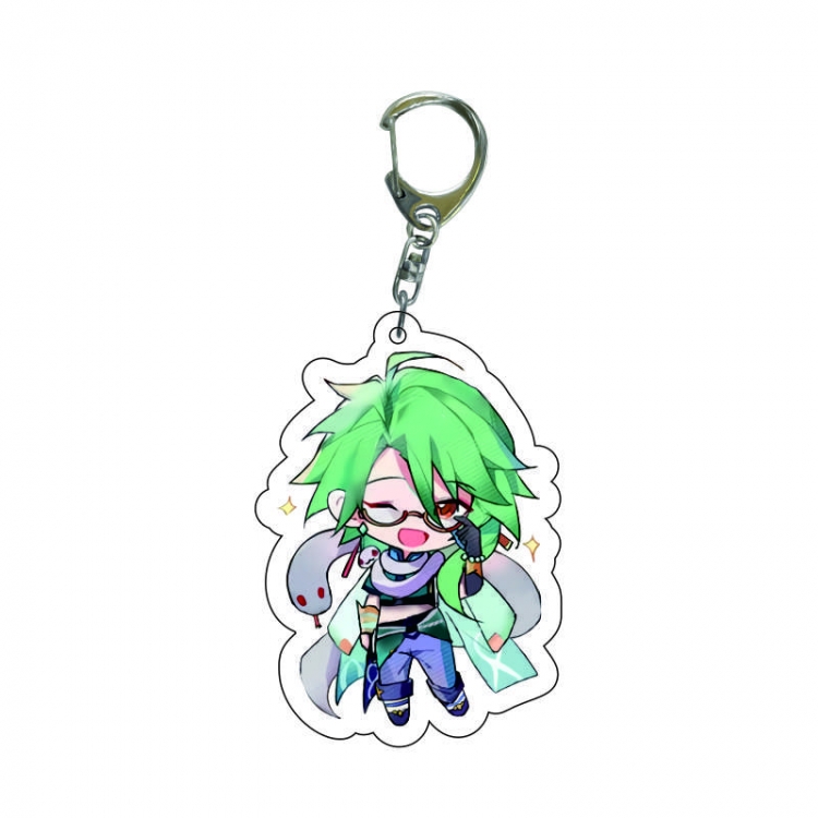 Genshin Impact Anime acrylic Key Chain price for 5 pcs  7602