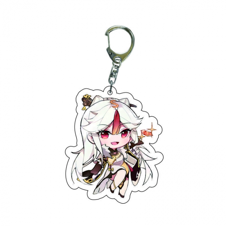 Genshin Impact Anime acrylic Key Chain price for 5 pcs 7611