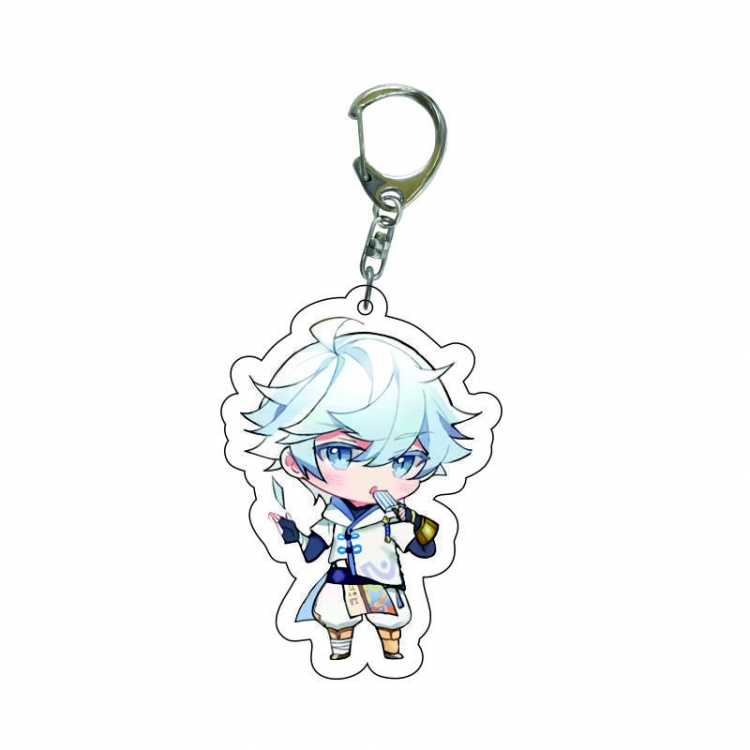 Genshin Impact Anime acrylic Key Chain price for 5 pcs  7595