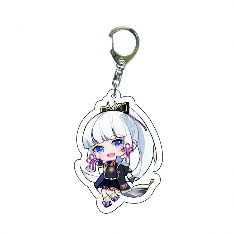 Genshin Impact Anime acrylic Key Chain price for 5 pcs  7596