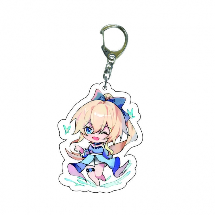 Genshin Impact Anime acrylic Key Chain price for 5 pcs 7627