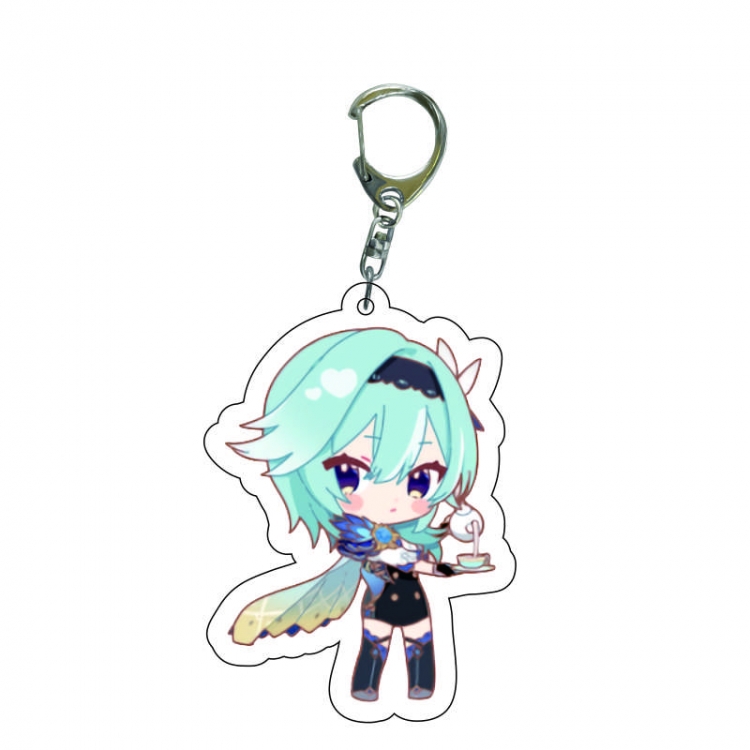 Genshin Impact Anime acrylic Key Chain price for 5 pcs  7645