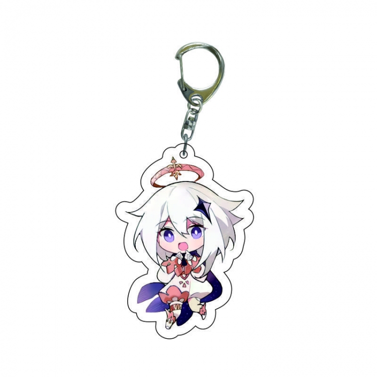 Genshin Impact Anime acrylic Key Chain price for 5 pcs 7623