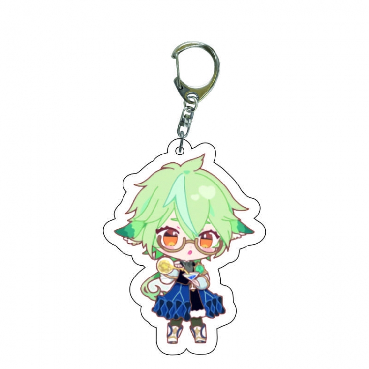 Genshin Impact Anime acrylic Key Chain price for 5 pcs 7642