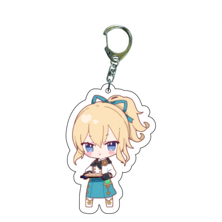 Genshin Impact Anime acrylic Key Chain price for 5 pcs 7634