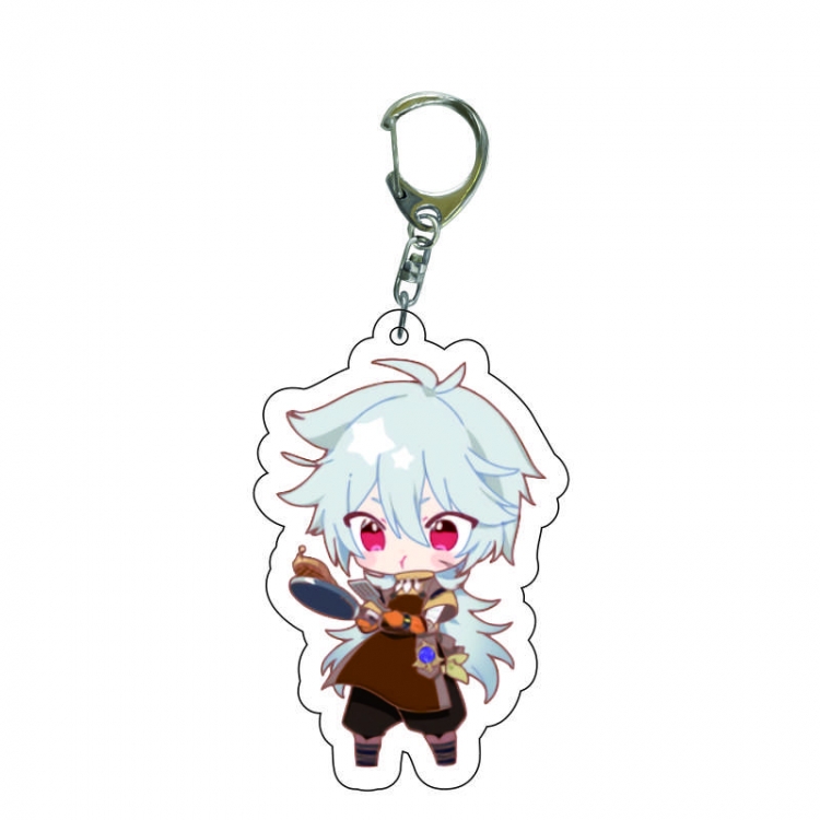 Genshin Impact Anime acrylic Key Chain price for 5 pcs  7646