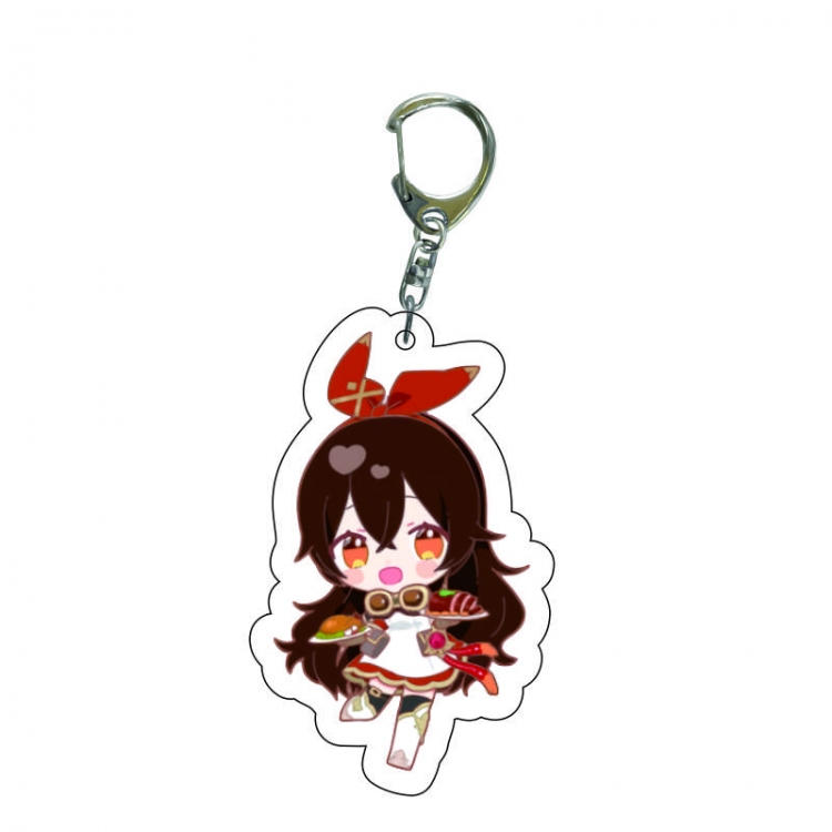 Genshin Impact Anime acrylic Key Chain price for 5 pcs  7648