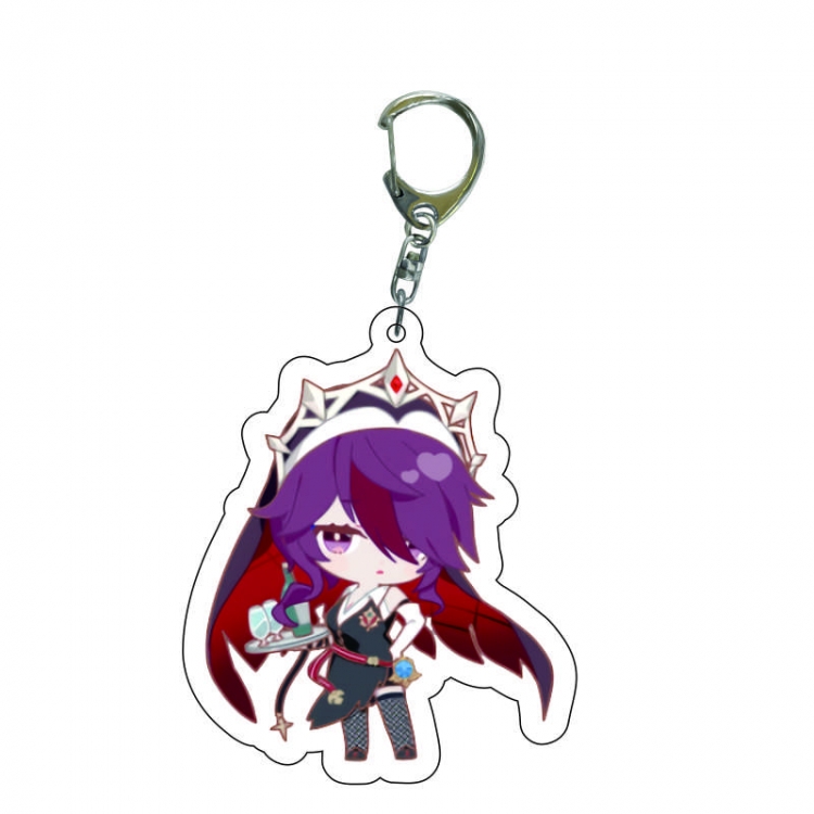 Genshin Impact Anime acrylic Key Chain price for 5 pcs 7631