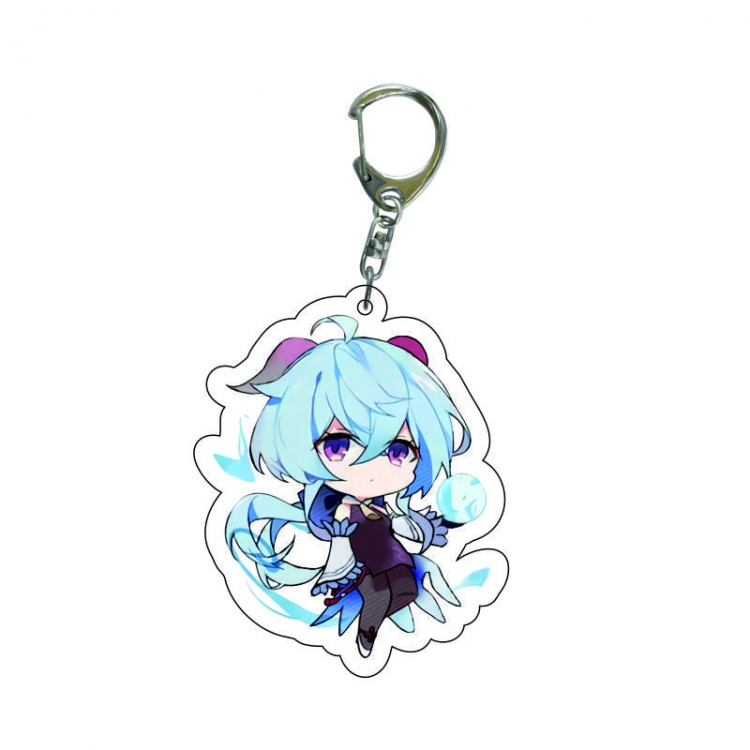 Genshin Impact Anime acrylic Key Chain price for 5 pcs 7624