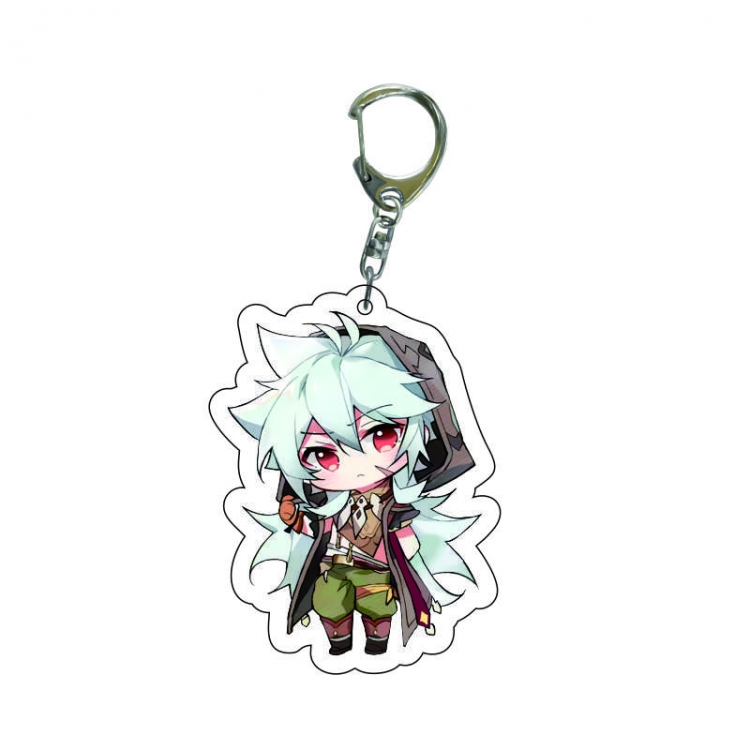 Genshin Impact Anime acrylic Key Chain price for 5 pcs 7625