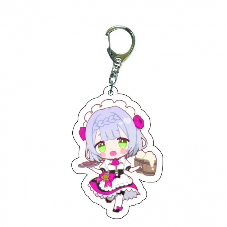 Genshin Impact Anime acrylic Key Chain price for 5 pcs  7630