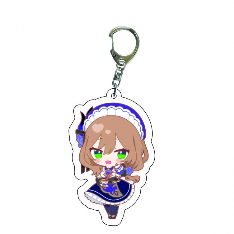 Genshin Impact Anime acrylic Key Chain price for 5 pcs 7640