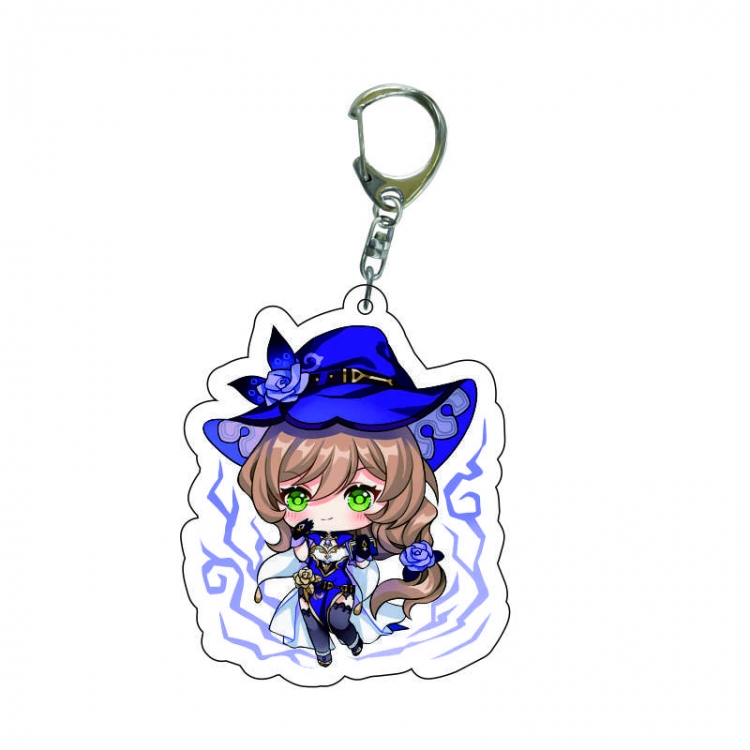 Genshin Impact Anime acrylic Key Chain price for 5 pcs  7748