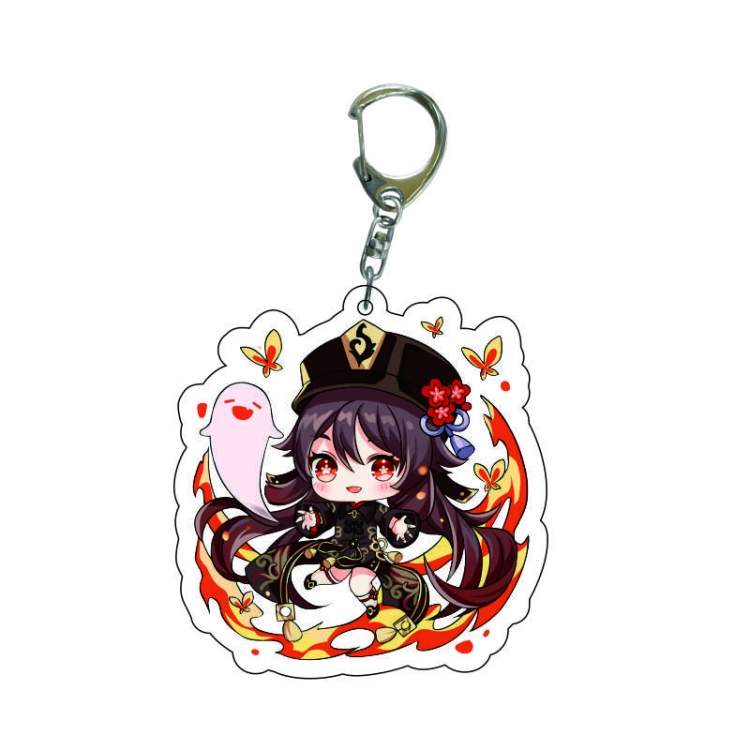 Genshin Impact Anime acrylic Key Chain price for 5 pcs  7739