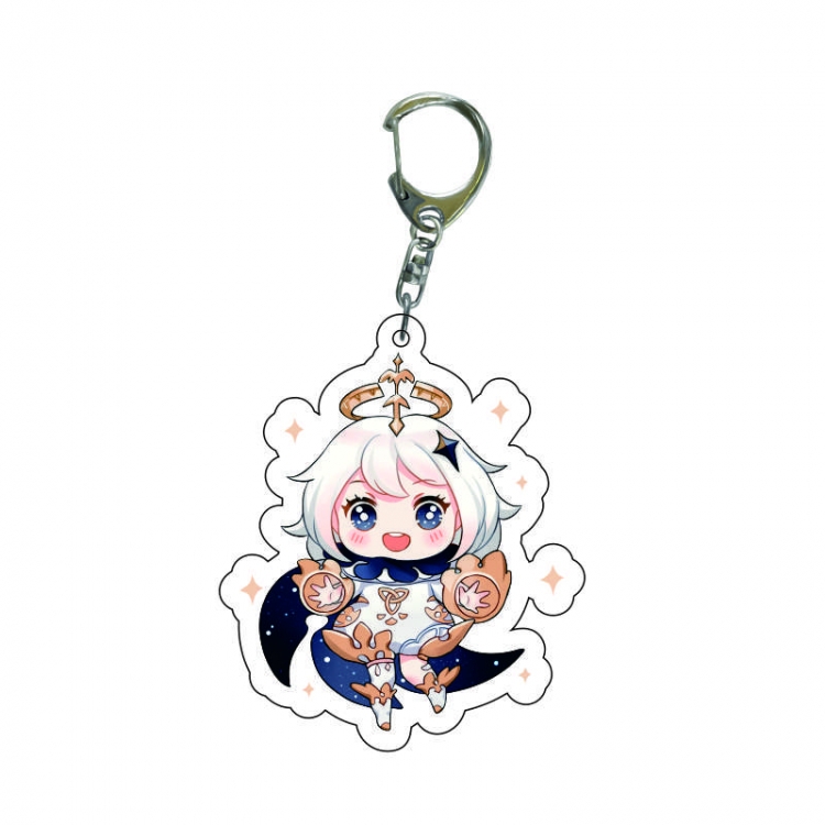 Genshin Impact Anime acrylic Key Chain price for 5 pcs  7742