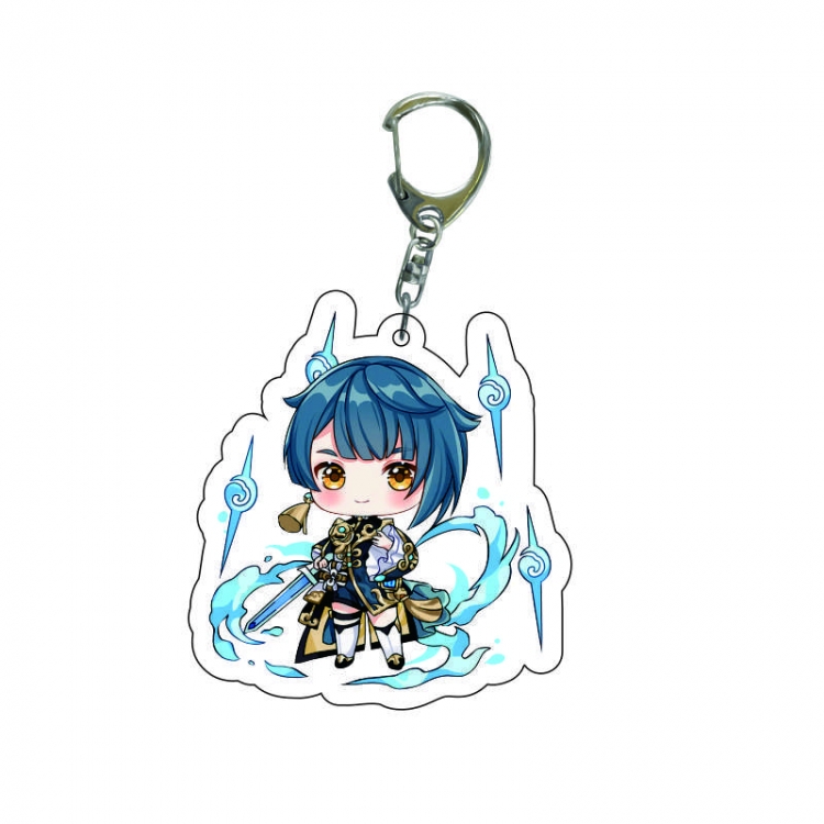 Genshin Impact Anime acrylic Key Chain price for 5 pcs 7741