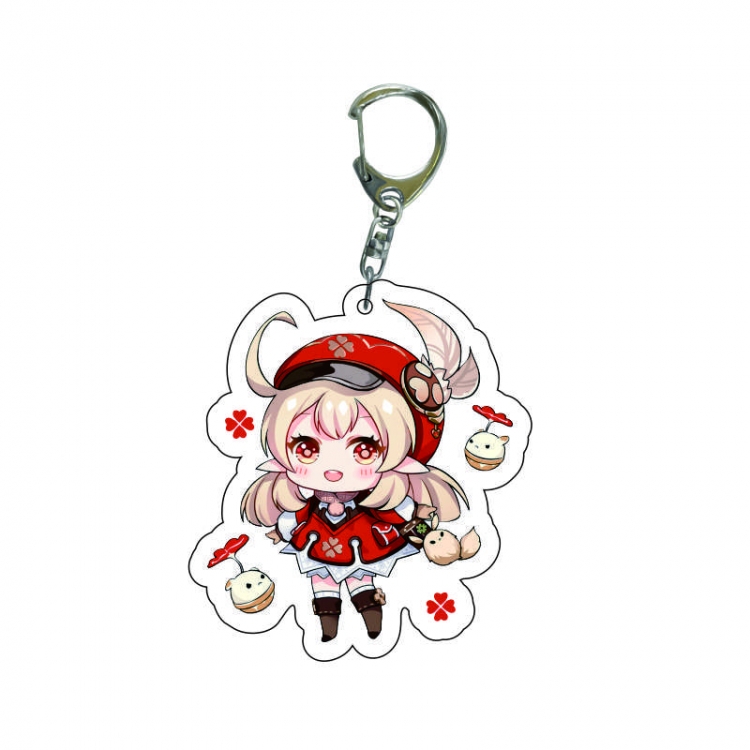 Genshin Impact Anime acrylic Key Chain price for 5 pcs  7737