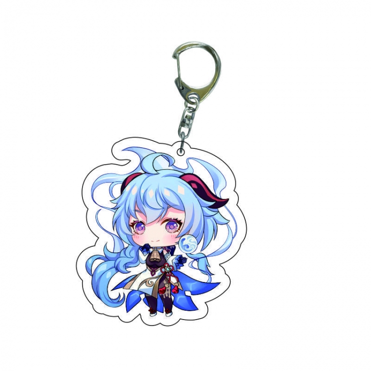 Genshin Impact Anime acrylic Key Chain price for 5 pcs  7736