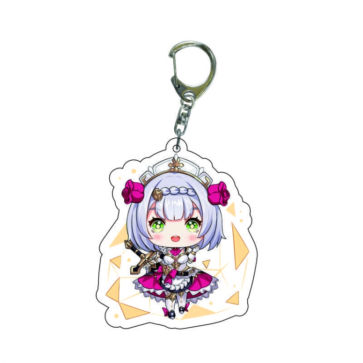 Genshin Impact Anime acrylic Key Chain price for 5 pcs  7729