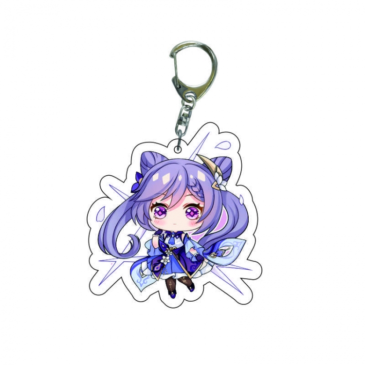 Genshin Impact Anime acrylic Key Chain price for 5 pcs 7734