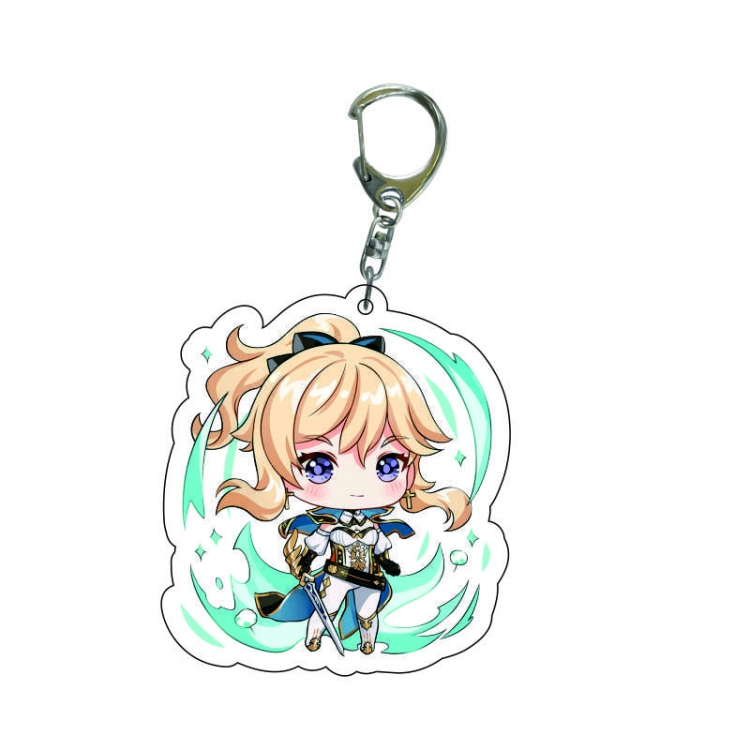 Genshin Impact Anime acrylic Key Chain price for 5 pcs  7752