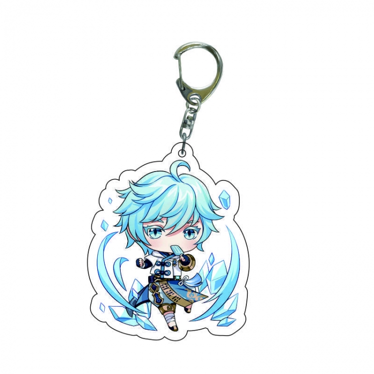 Genshin Impact Anime acrylic Key Chain price for 5 pcs  7731