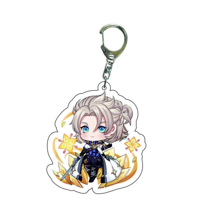 Genshin Impact Anime acrylic Key Chain price for 5 pcs 7738