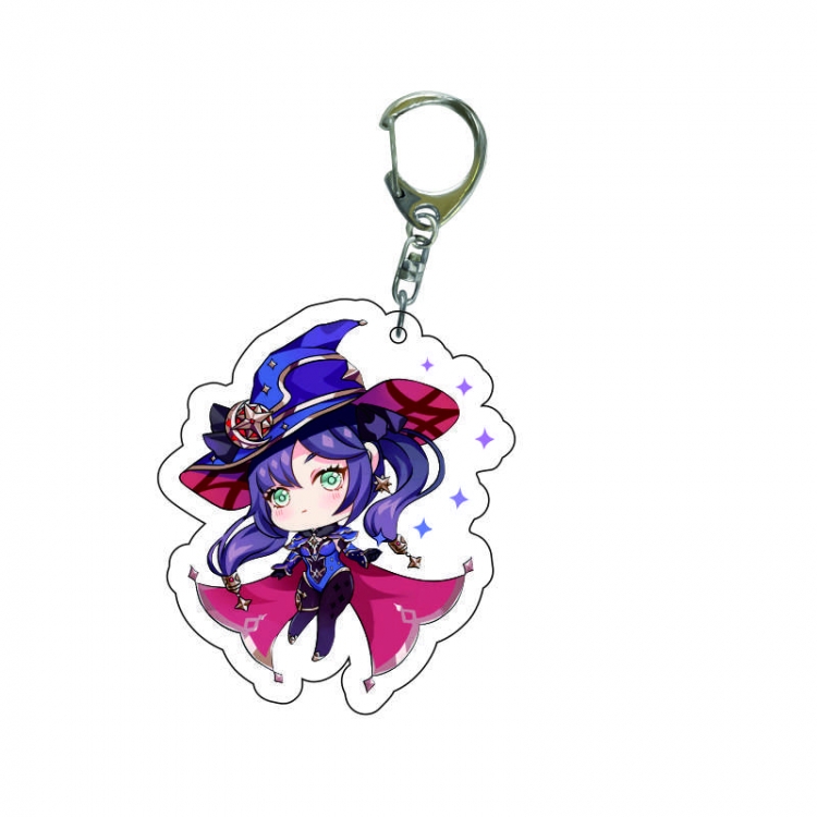 Genshin Impact Anime acrylic Key Chain price for 5 pcs  7743