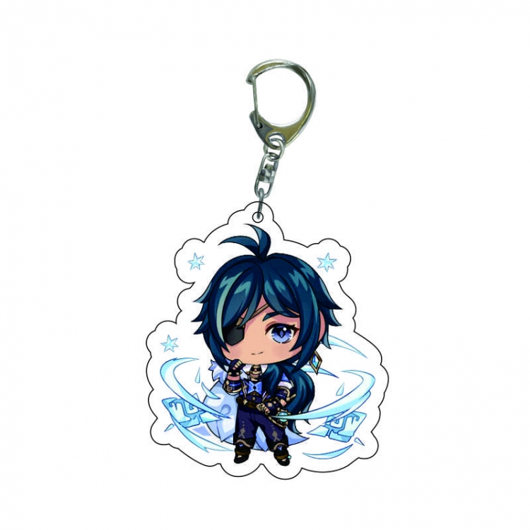 Genshin Impact Anime acrylic Key Chain price for 5 pcs 7751