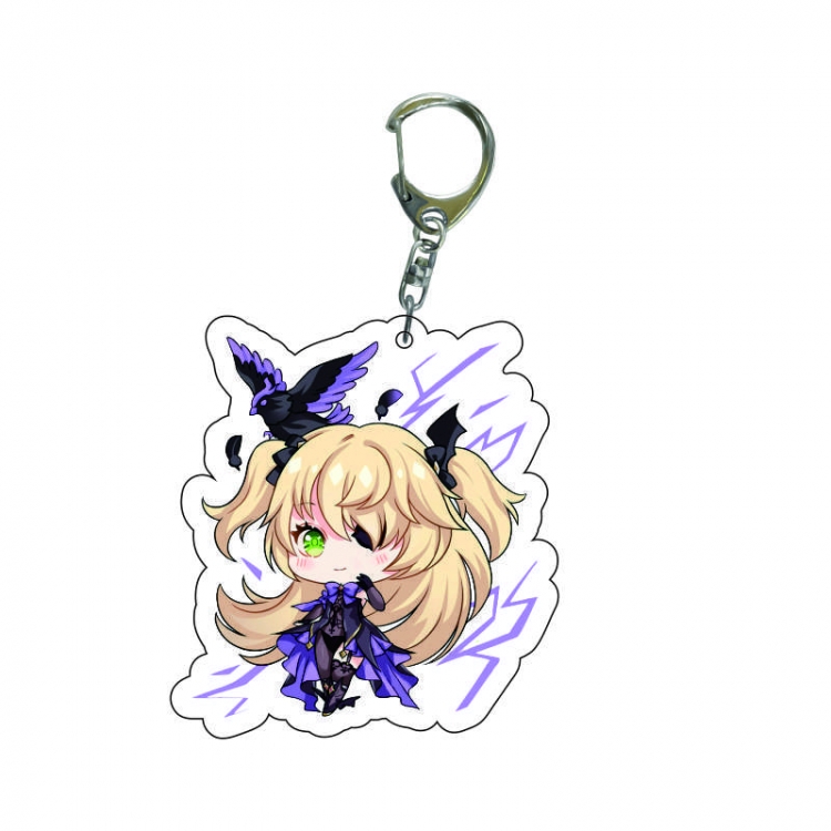 Genshin Impact Anime acrylic Key Chain price for 5 pcs  7727