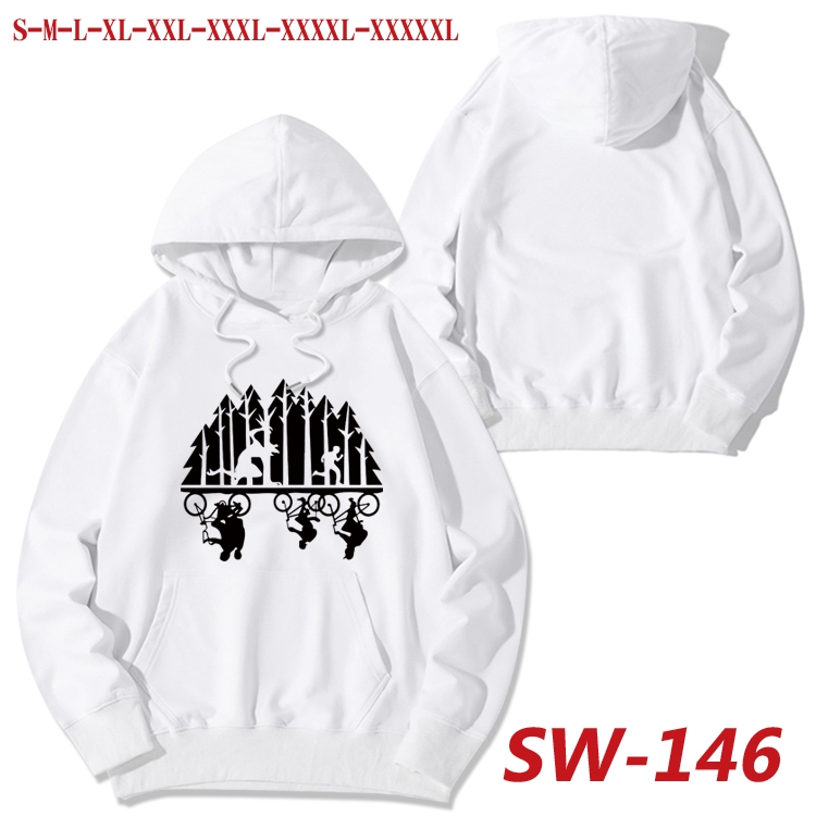 Stranger Things Autumn cotton hooded sweatshirt thin pullover sweater from S to 5XL SW-146