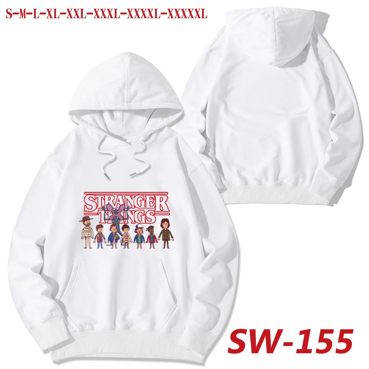 Stranger Things Autumn cotton hooded sweatshirt thin pullover sweater from S to 5XL  SW-155