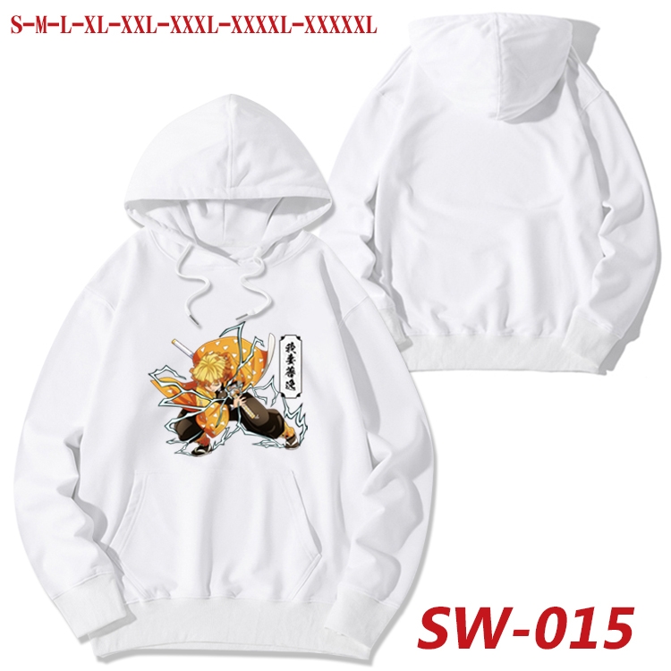 Demon Slayer Kimets Autumn cotton hooded sweatshirt thin pullover sweater from S to 5XL SW-015