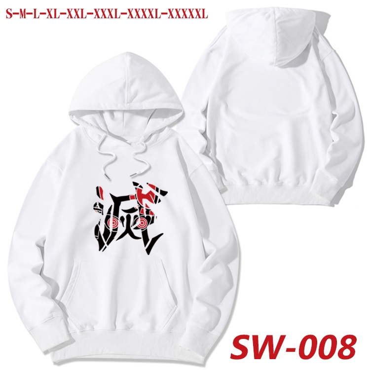 Demon Slayer Kimets Autumn cotton hooded sweatshirt thin pullover sweater from S to 5XL SW-008