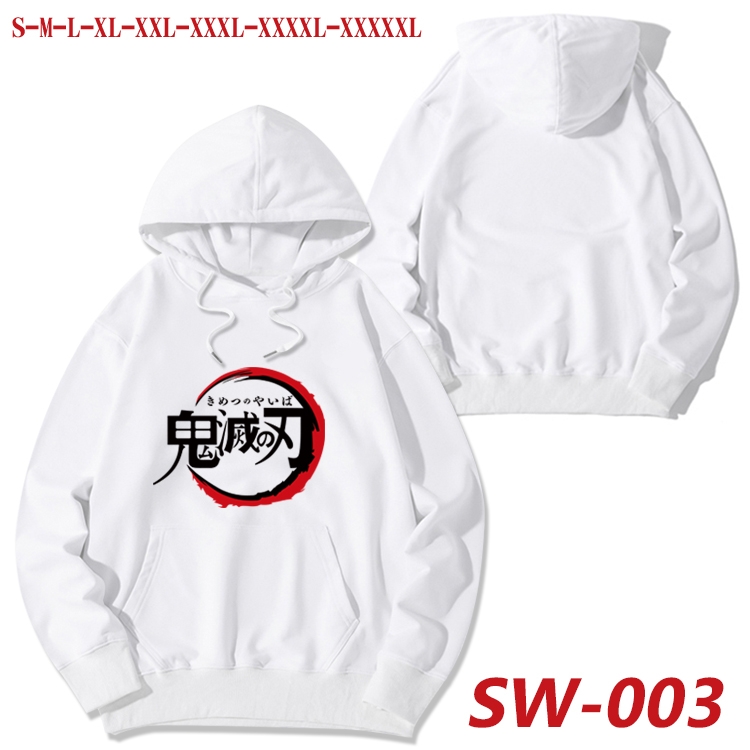 Demon Slayer Kimets Autumn cotton hooded sweatshirt thin pullover sweater from S to 5XL SW-003
