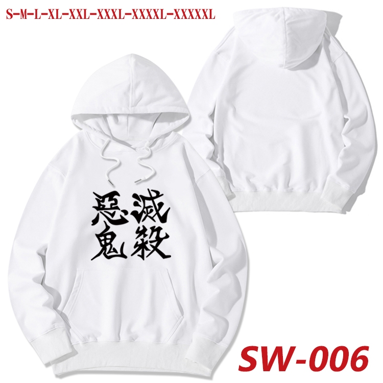 Demon Slayer Kimets Autumn cotton hooded sweatshirt thin pullover sweater from S to 5XL SW-006