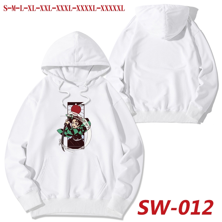 Demon Slayer Kimets Autumn cotton hooded sweatshirt thin pullover sweater from S to 5XL SW-012