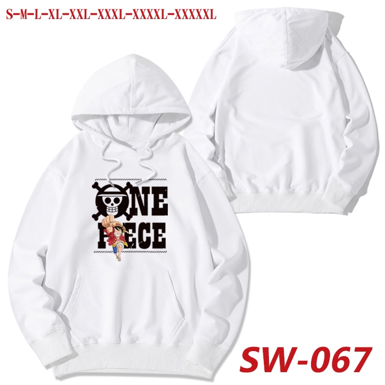 One Piece Autumn cotton hooded sweatshirt thin pullover sweater from S to 5XL SW-067