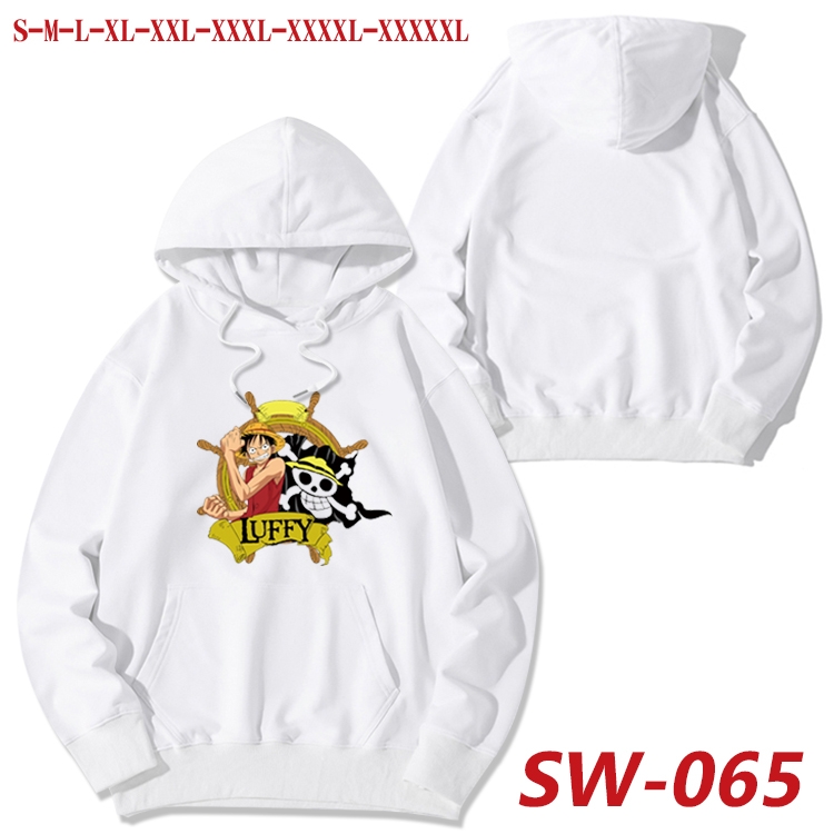 One Piece Autumn cotton hooded sweatshirt thin pullover sweater from S to 5XL SW-065